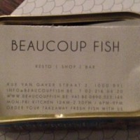 Restaurant 'Beaucoup Fish', Brussel